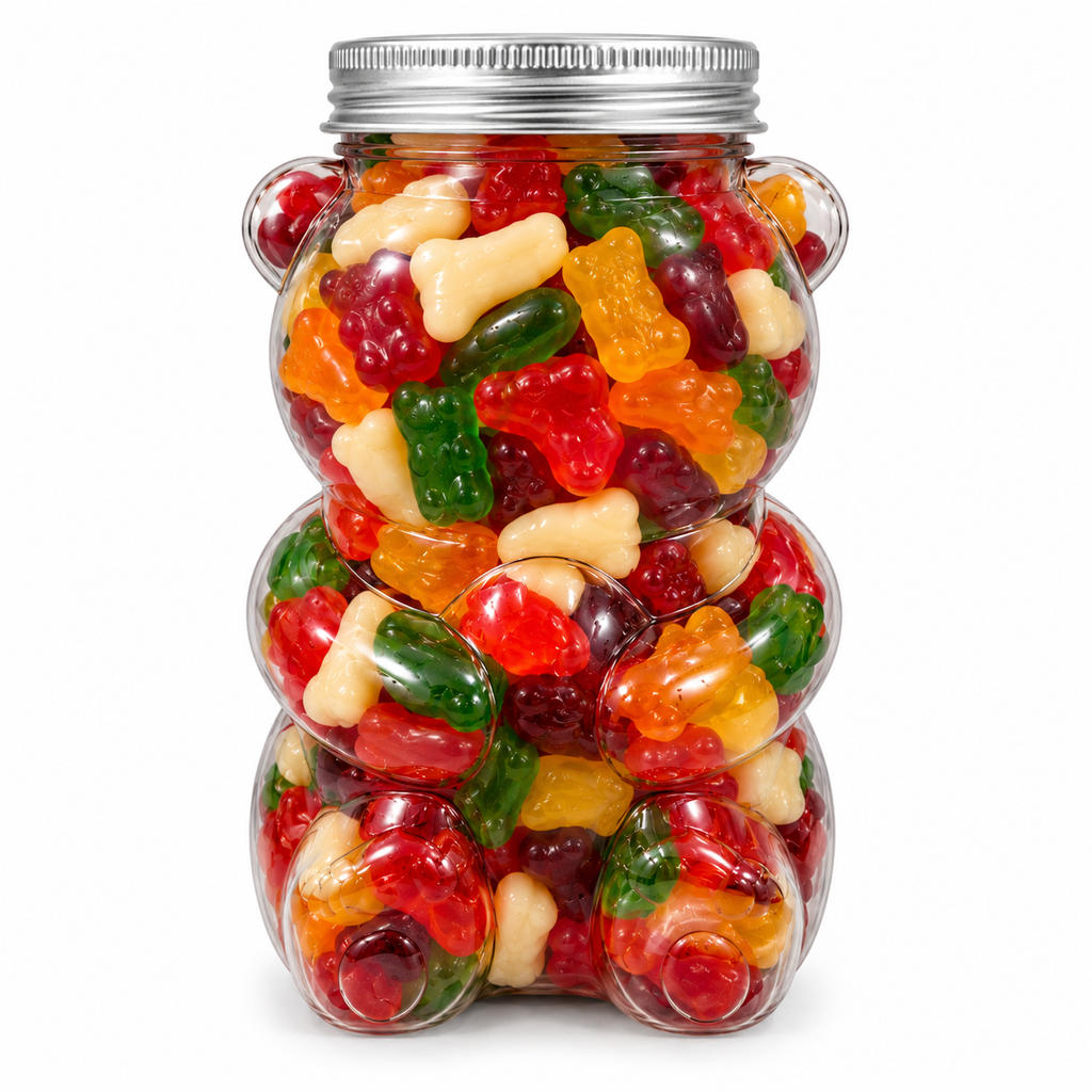 Fall Gummy Bear Jar