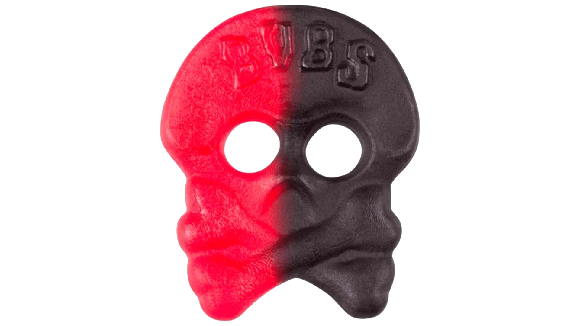 BUBS Raspberry Salty Licorice Skulls