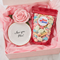 I Love You Mom Jewelry Tray & 3/4 LB Bag Gift Box