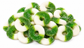 Anelli di mela verde