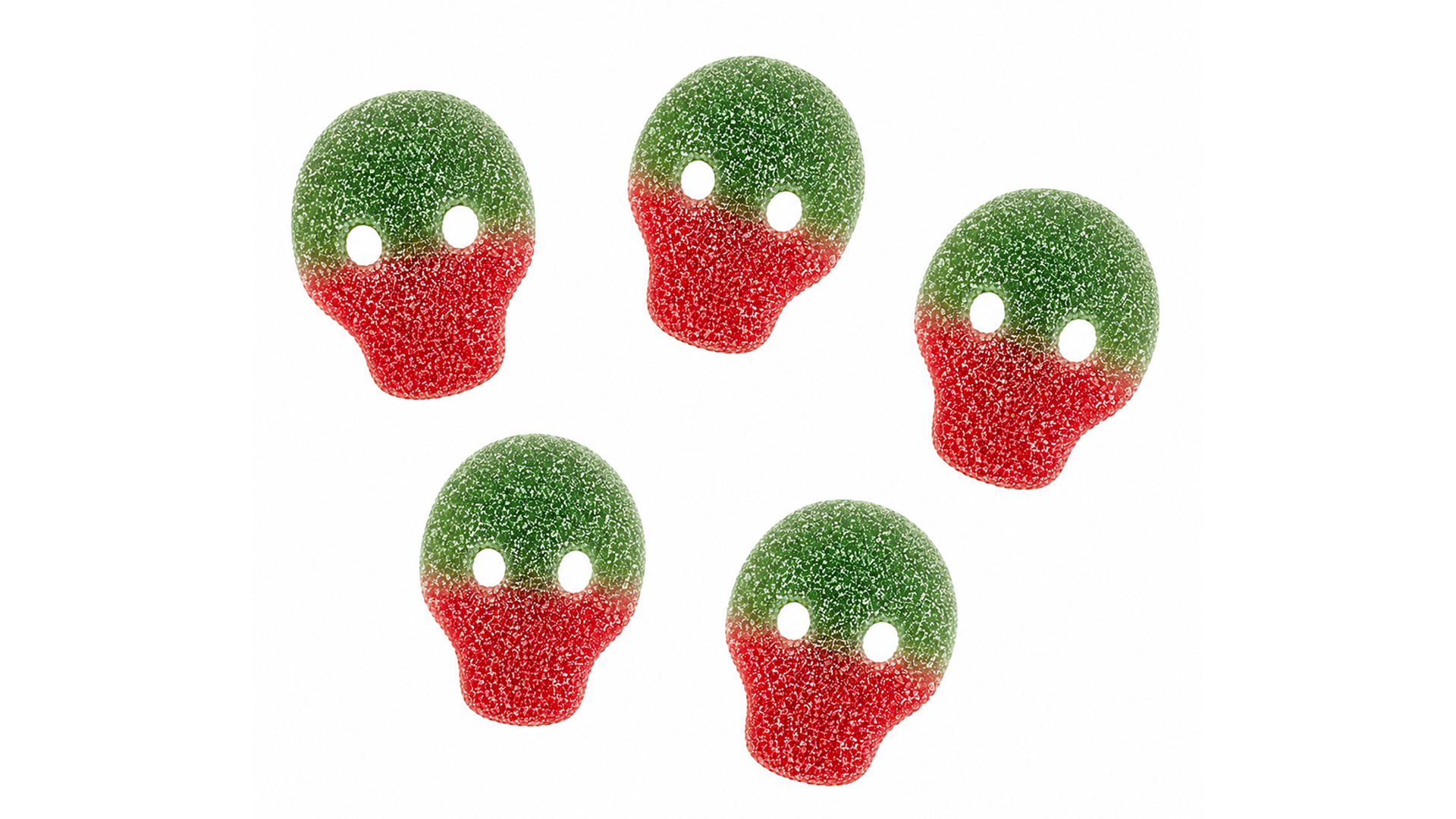 Sour Watermelon Skulls